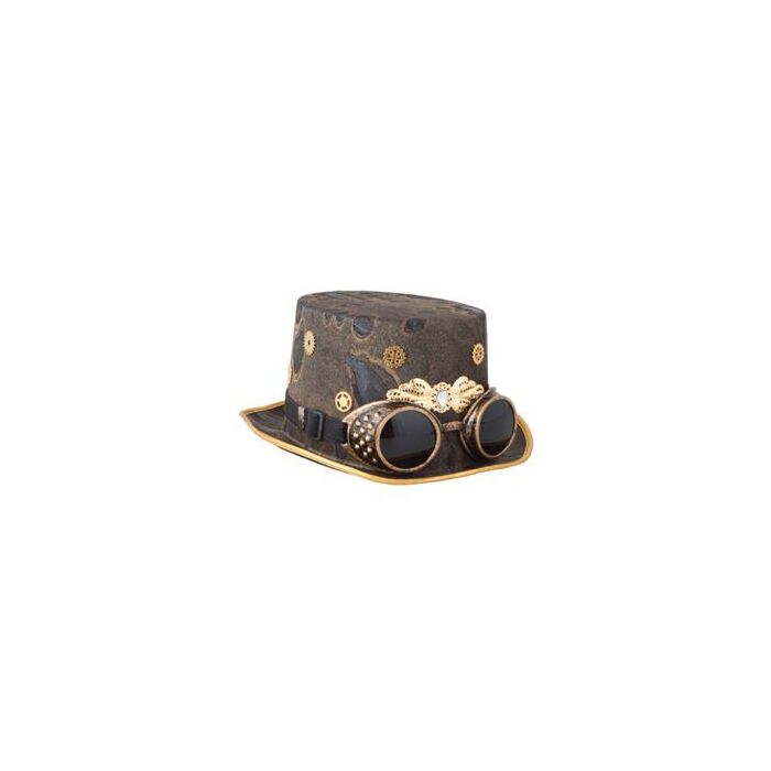 Hut Steampunk mit Brille Hut Steampunk mit Brille