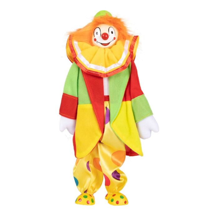 Clownpuppe mit Hut multi 30 cm Clownpuppe mit Hut multi 30 cm