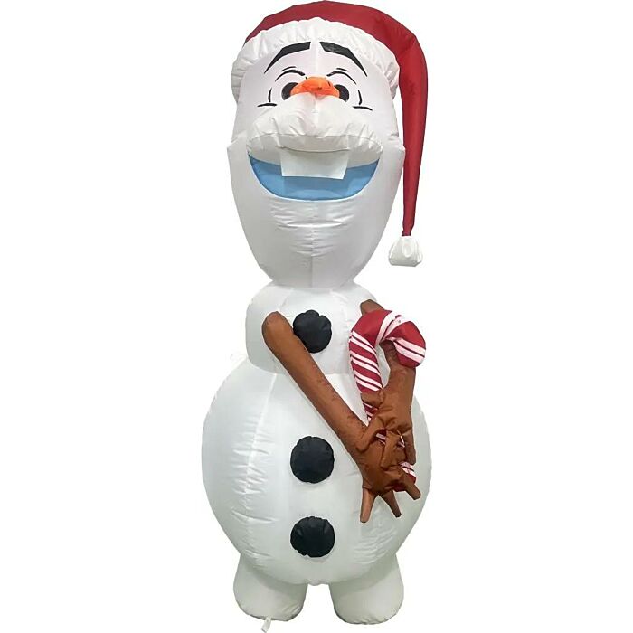 Aufblasbare Figur Olaf als Weihnachtsmann 120 cm - Disney Aufblasbare Figur Olaf als Weihnachtsmann 120 cm - Disney