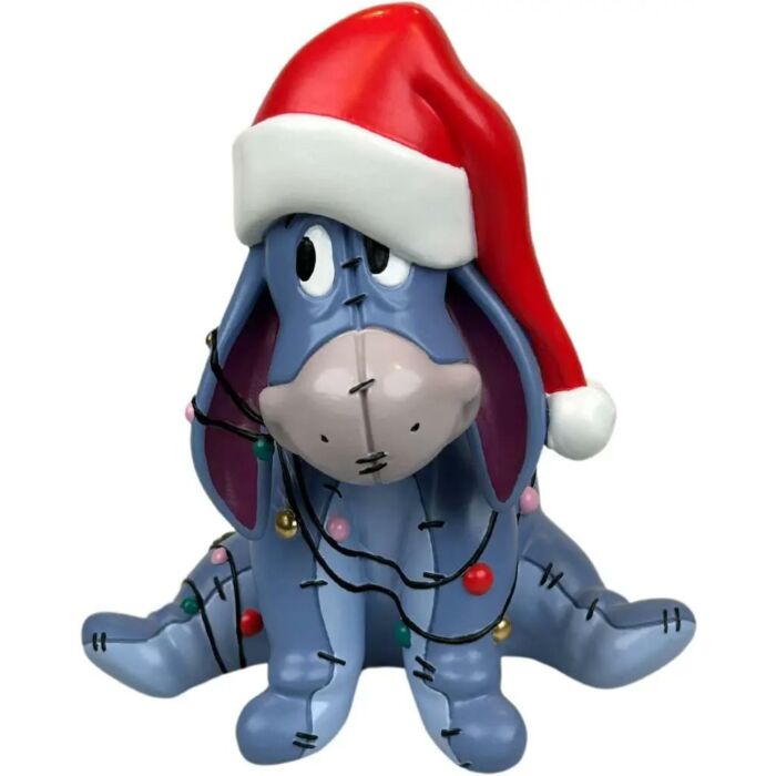 Weihnachtsfigur Eeyore mit Weihnachtsmütze 20 cm - Disney