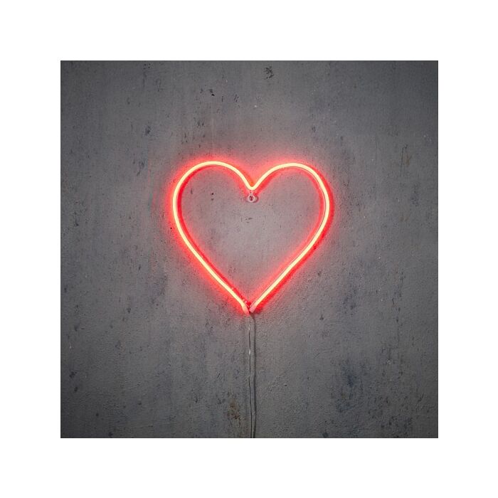 Neonlicht LED Herz rot 33 cm -Luca Lighting Neonlicht LED Herz rot 33 cm -Luca Lighting
