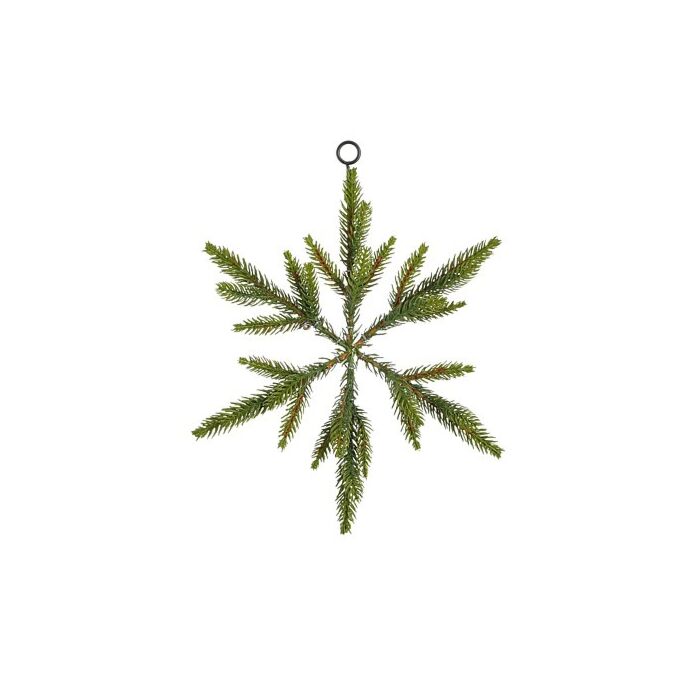 Schneeflocke grün Ø 30 cm -Mica Schneeflocke grün Ø 30 cm -Mica