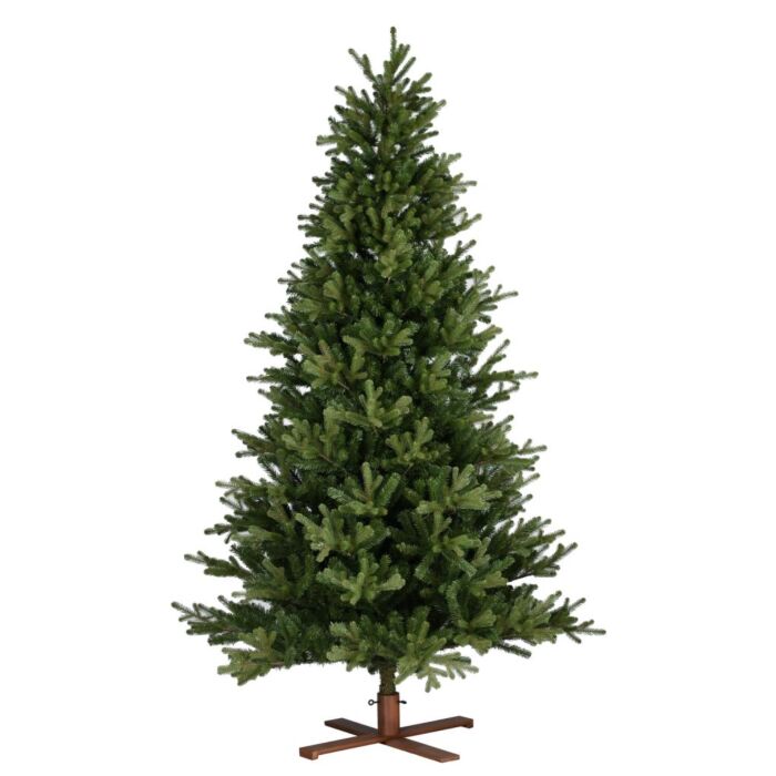 Weihnachtsbaum Vermont mit Holzfuß 183 cm