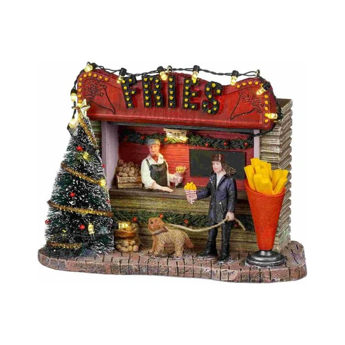 Fries market battery operated 16,5 cm - Luville Fries market battery operated 16,5 cm - Luville
