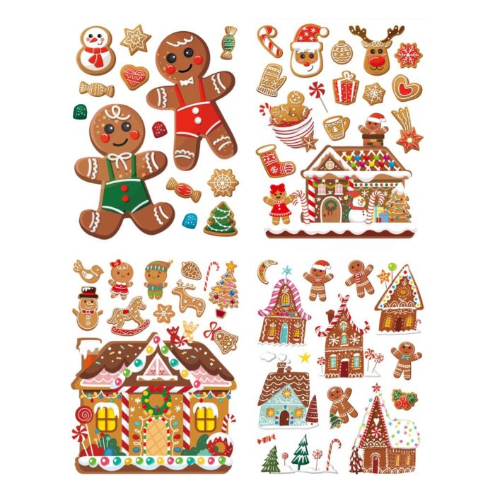 Fensterdekoration Lebkuchen 30 x 42 cm 4 Varianten - Anna’s Collection Fensterdekoration Lebkuchen 30 x 42 cm 4 Varianten - Anna’s Collection