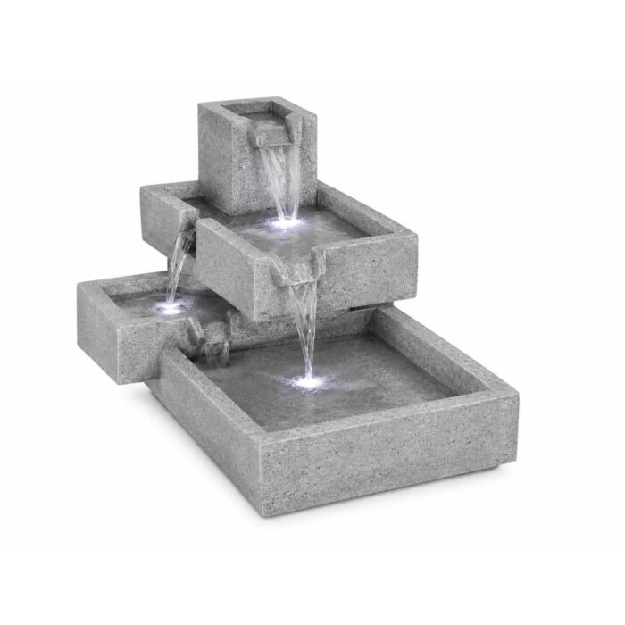 Wasserspiel Etagen hellgrau 60 cm Wasserspiel Etagen hellgrau 60 cm