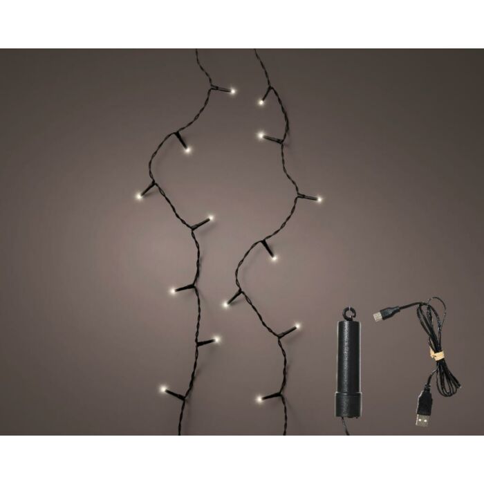 Duracharge Basic-Lichter 200 LED warmweiß 15 Meter – Lumineo Duracharge Basic-Lichter 200 LED warmweiß 15 Meter – Lumineo