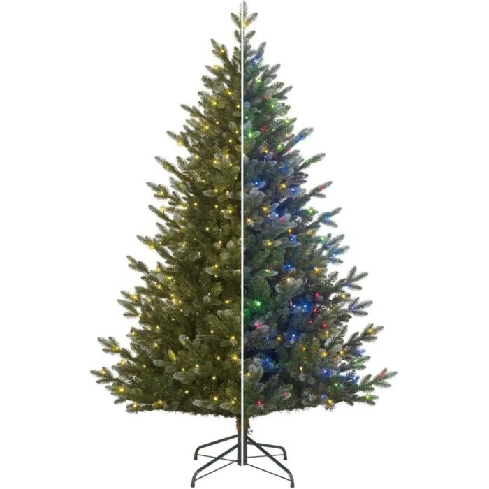 Weihnachtsbaum Burton multi 500LED blauwgrün 215 cm - Black Box Weihnachtsbaum Burton multi 500LED blauwgrün 215 cm - Black Box