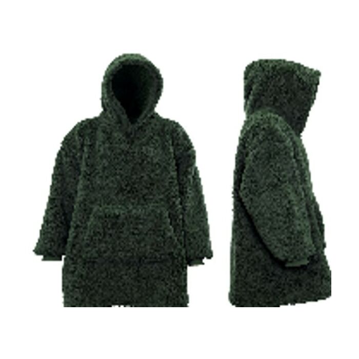 Hoodie Teddy 70 x 50 x 87 cm dunkelgrün - Unique Living