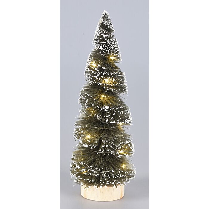 Deko Weihnachtsbaum 12LED grün 20 cm