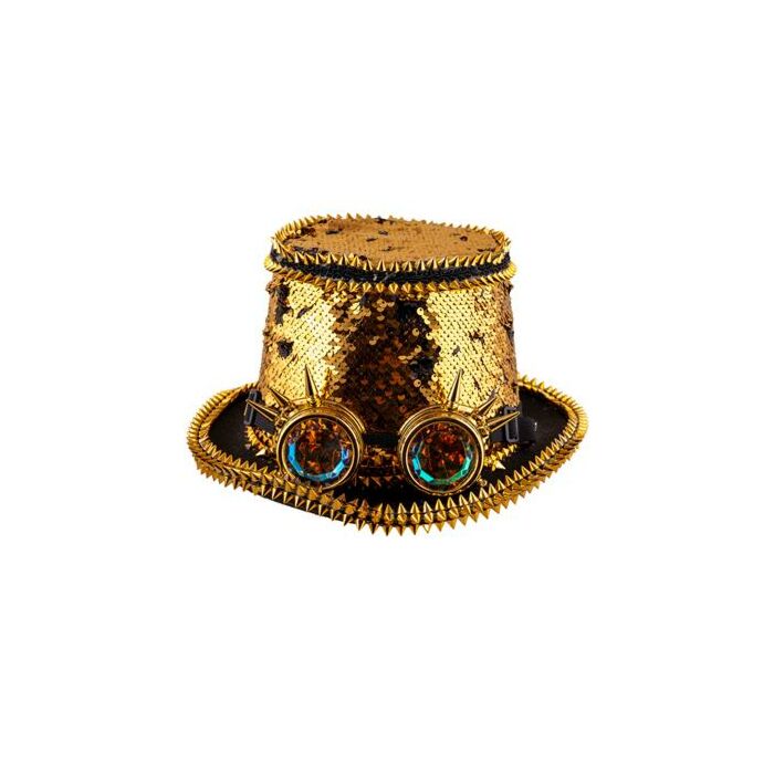 Hut Steampunk mit Brille