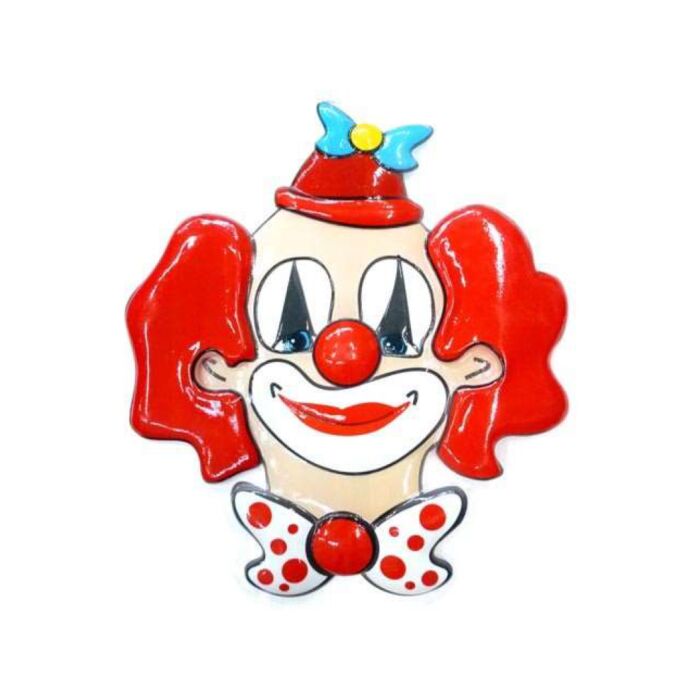 Clownkopf Wanddekoration 3D groß Clownkopf Wanddekoration 3D groß