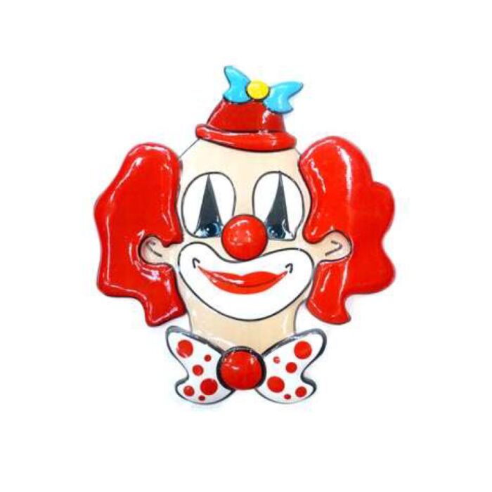 Clownkopf Wanddekoration 3D klein Clownkopf Wanddekoration 3D klein