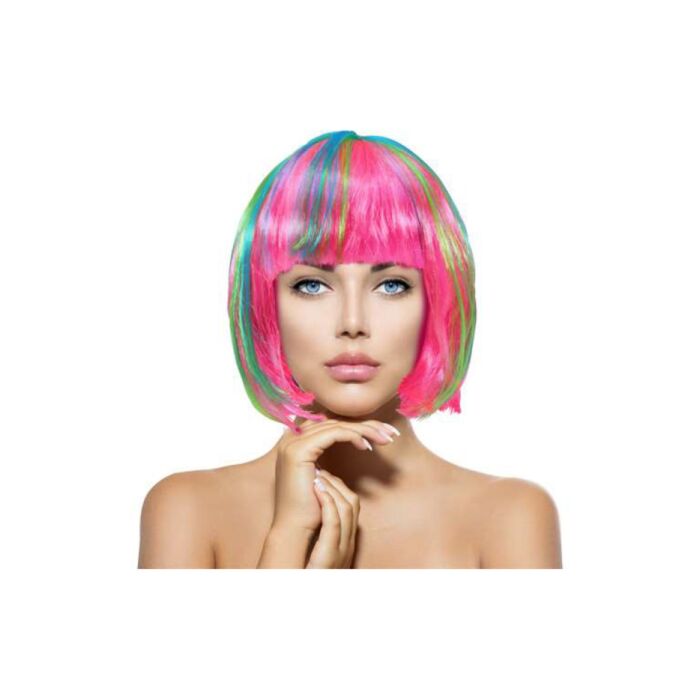 Perücke Clown Wolle multi Perücke Clown Wolle multi