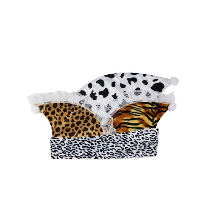 Karnevalsmütze weiß beige