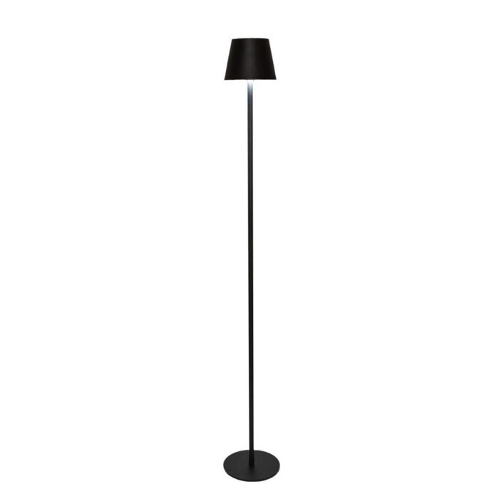 Wiederaufladbare Stehlampe matt schwarz inkl. USB-Kabel 1,2 Meter