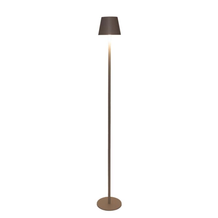 Wiederaufladbare Stehlampe matt sand inkl. USB-Kabel 1,2 Meter