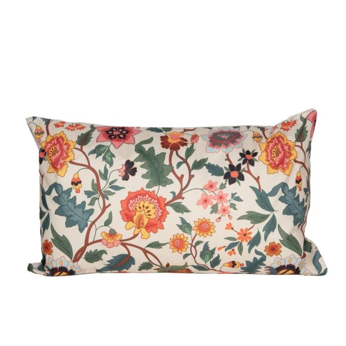 Außenkissen Vintage Blumen 50 cm