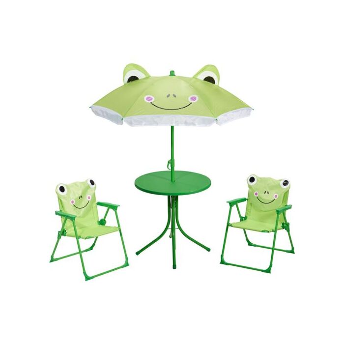 Gartenset Kinder Frosch grün 4-teilig