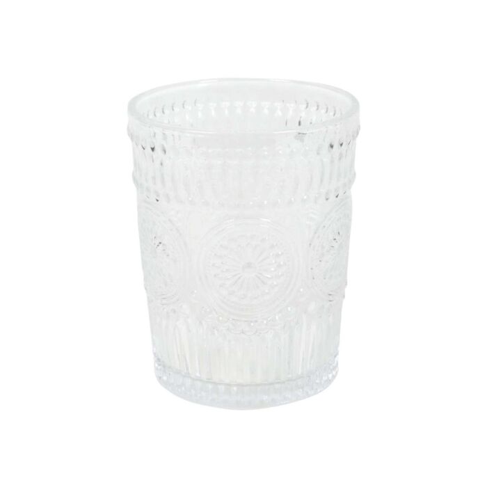 Trinkglas mit Sonnenrelief, 300 ml