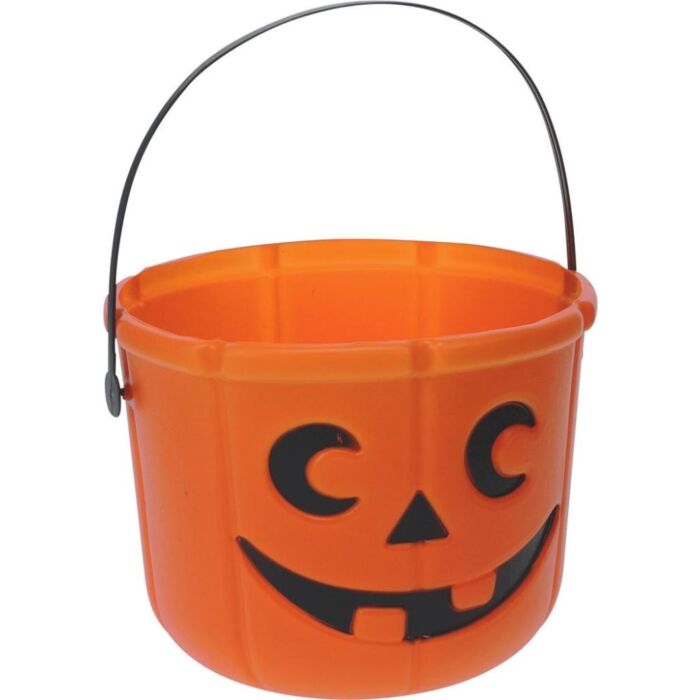 Halloween Eimer Kürbis Orange Ø 17 x 14 cm Halloween Eimer Kürbis Orange Ø 17 x 14 cm