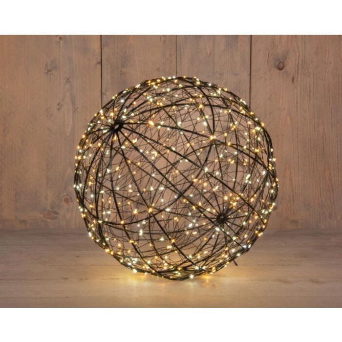 Metallkugel mit 500 LED, 35 cm