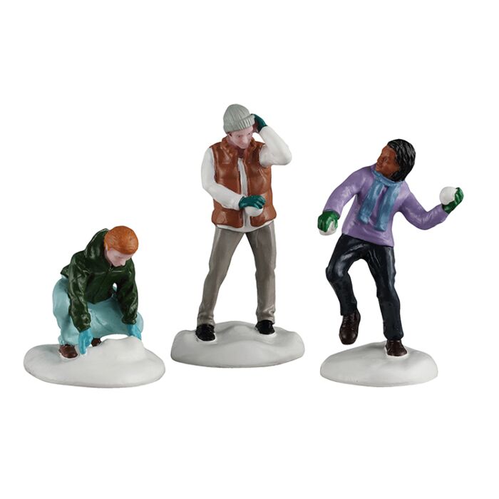 Lemax Snowball Fight Set mit 3 Stück