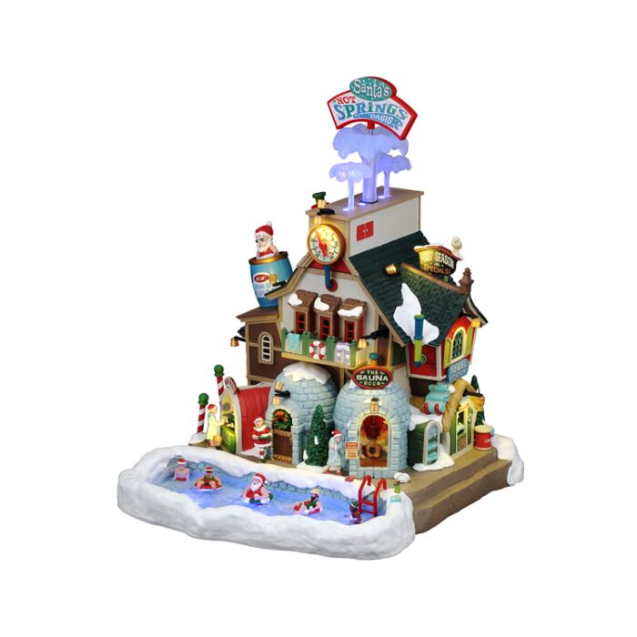 Lemax Santa's Hot Springs Oasis inklusive Adapter 74254, 550 mA (weiß) Lemax Santa's Hot Springs Oasis inklusive Adapter 74254, 550 mA (weiß)