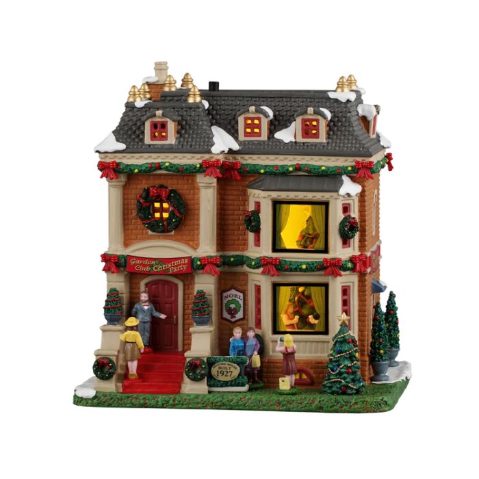 Lemax Garden Club Christmas Party inklusive Adapter 44338, 100 mA (weiß)