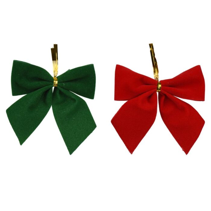 Weihnachtsschleifen Rot Grün 5,5 cm