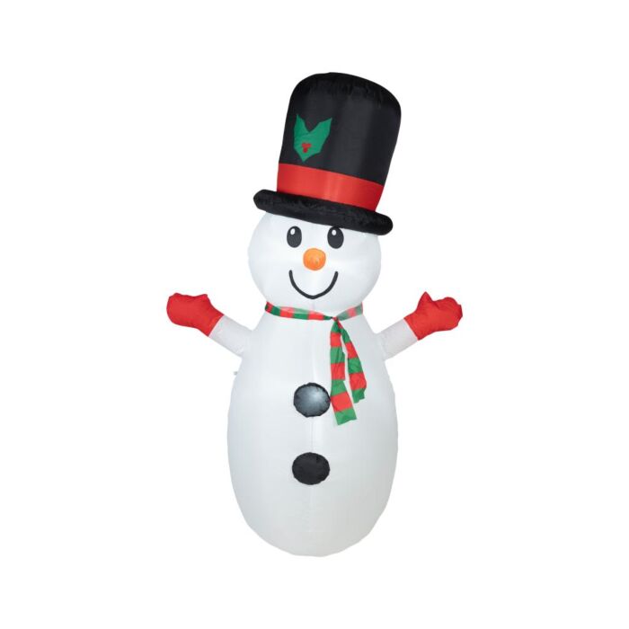 LED aufblasbarer Schneemann mit Beleuchtung 180 cm - Lumineo LED aufblasbarer Schneemann mit Beleuchtung 180 cm - Lumineo