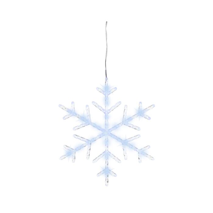LED-Schneeflocke mit Funkel-Effekt 38 cm - Lumineo LED-Schneeflocke mit Funkel-Effekt 38 cm - Lumineo