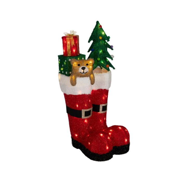 LED Weihnachtsstiefel mit Beleuchtung 67 cm - Lumineo LED Weihnachtsstiefel mit Beleuchtung 67 cm - Lumineo
