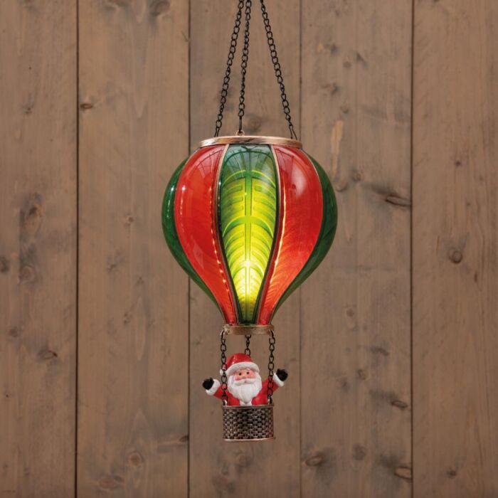 Heißluftballon Santa rot/grün 62 cm - Anna’s Collection Heißluftballon Santa rot/grün 62 cm - Anna’s Collection