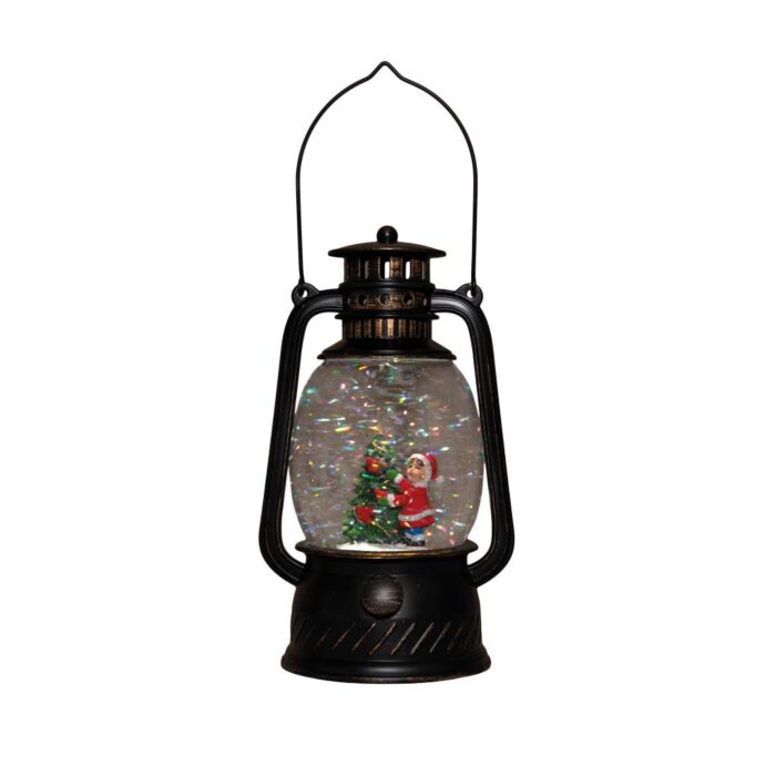 Laterne Weihnachtsbaum Glitterwasser 20,5 cm - Anna’s Collection Laterne Weihnachtsbaum Glitterwasser 20,5 cm - Anna’s Collection