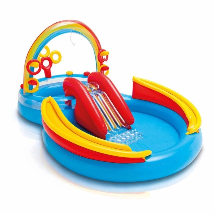 Spielzentrum Rainbow Ring 297 x 193 x 135 cm – Intex Spielzentrum Rainbow Ring 297 x 193 x 135 cm – Intex