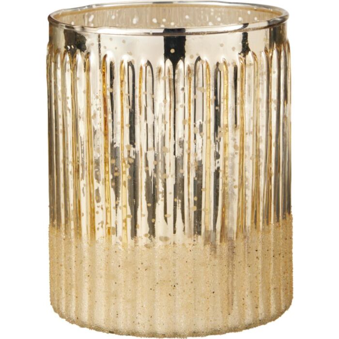 Teelichthalter Champagner 10 x 13 cm