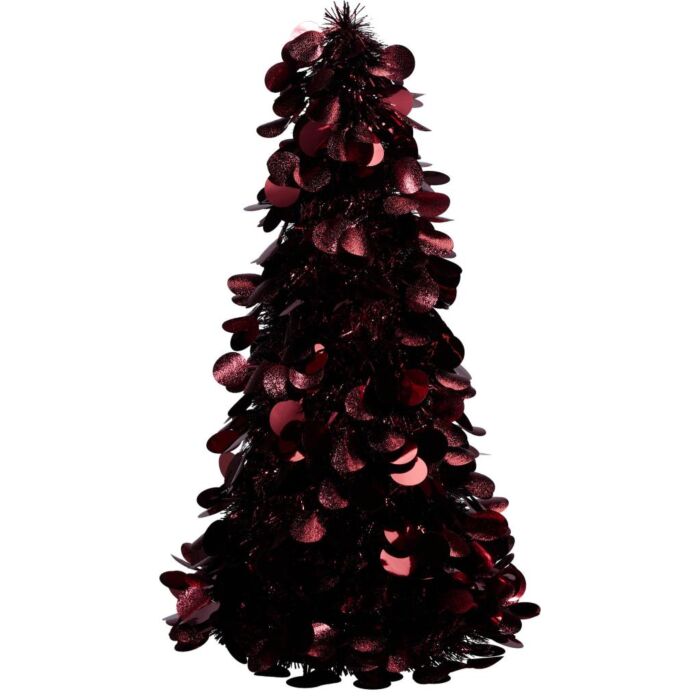 Tinsel Baum Dunkelrot 46 cm Tinsel Baum Dunkelrot 46 cm