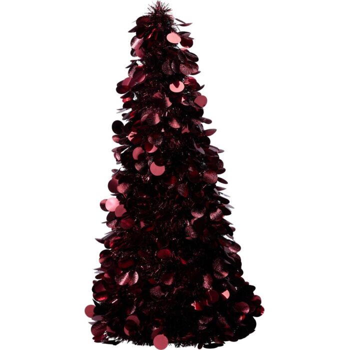 Tinsel Baum Dunkelrot 60 cm Tinsel Baum Dunkelrot 60 cm