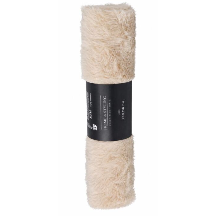 Dekostoff Kunstfell Beige 150 x 28 cm Dekostoff Kunstfell Beige 150 x 28 cm