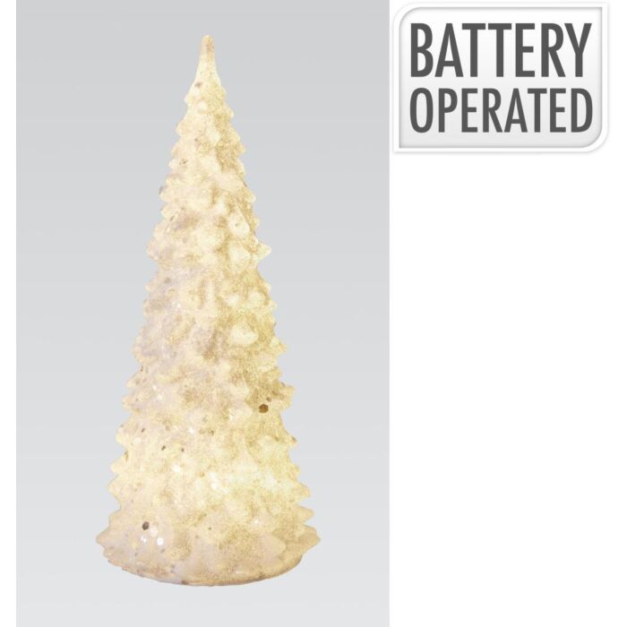 Weihnachtsbaum mit LED und Glitzer 25 cm Weihnachtsbaum mit LED und Glitzer 25 cm
