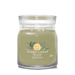 Sage & Citrus Signature Medium Jar &ndash; Yankee Candle