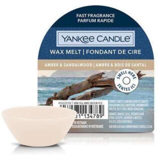 Amber & Sandalwood Wax Melt &ndash; Yankee Candle