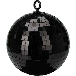 Spiegelkugel schwarz 18 cm