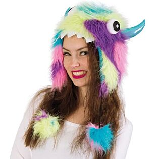 Pl&uuml;schm&uuml;tze bunt 60 cm