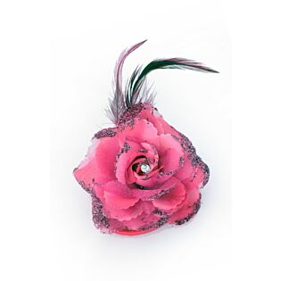 Blumen auf Nadel, elastisch, pink