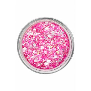 Pressed chunky glitter cream neon pink candy - PXP
