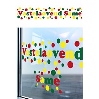 Fenster- und Glasaufkleber Vastelaovend same