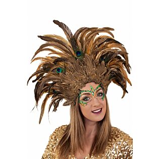 Kopfschmuck Rio de Janeiro braun