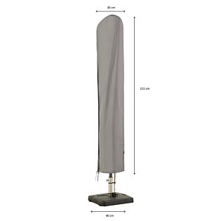 Schutzhülle L 215 cm grau